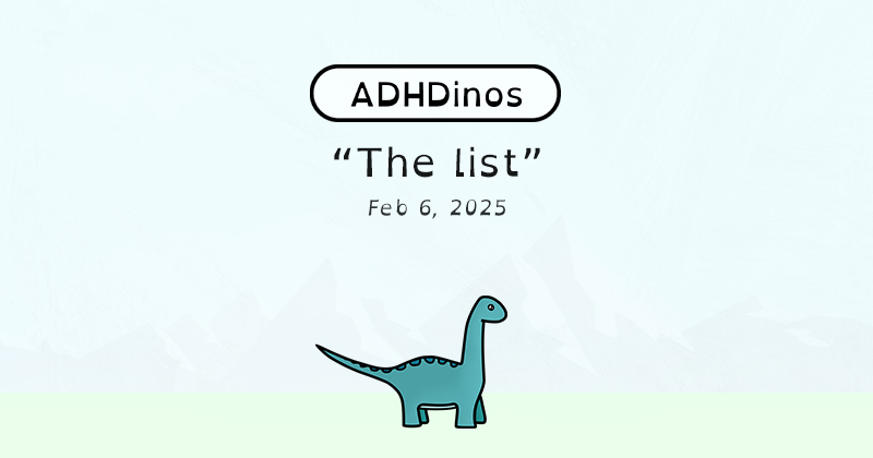The list