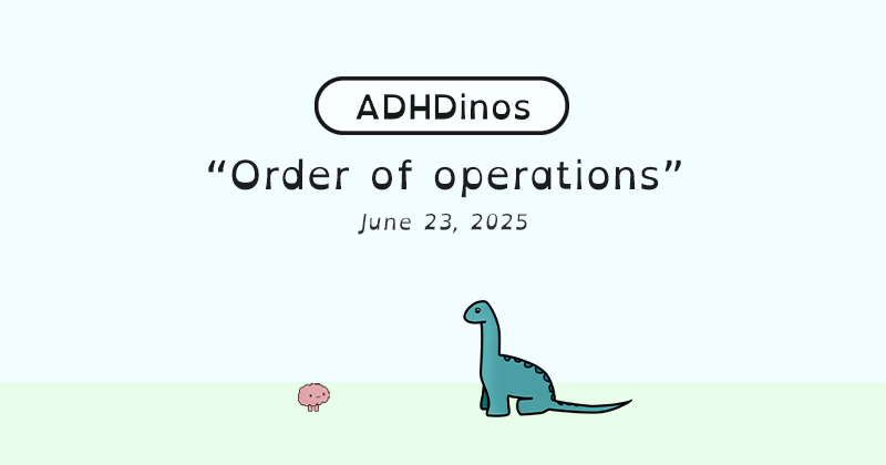 Order of operations