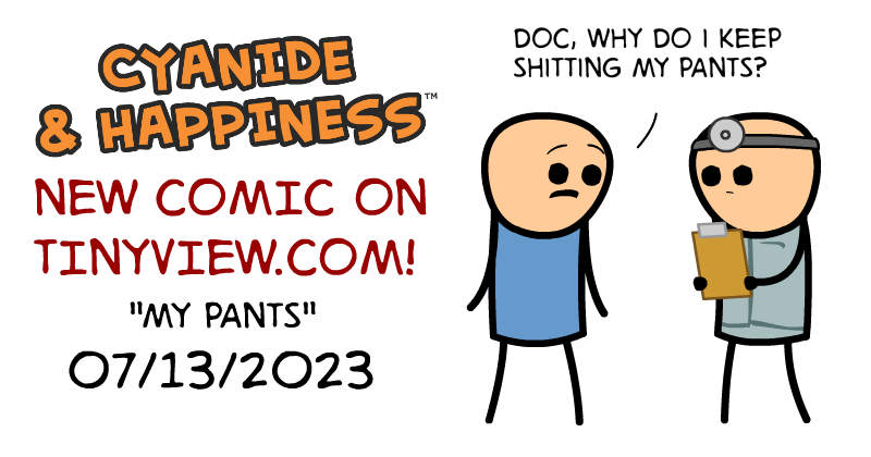 Oh no, me beautiful pants