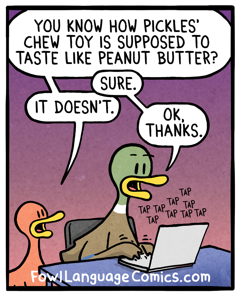 https://cdn.tinyview.com/fowl-language/2020-11-20-tastes-like-what/tastes-like-what-1.jpg