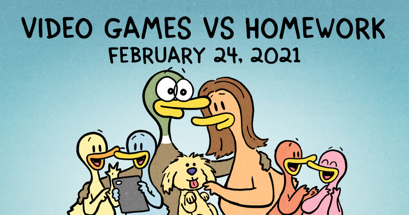 Video Games Vs Homework