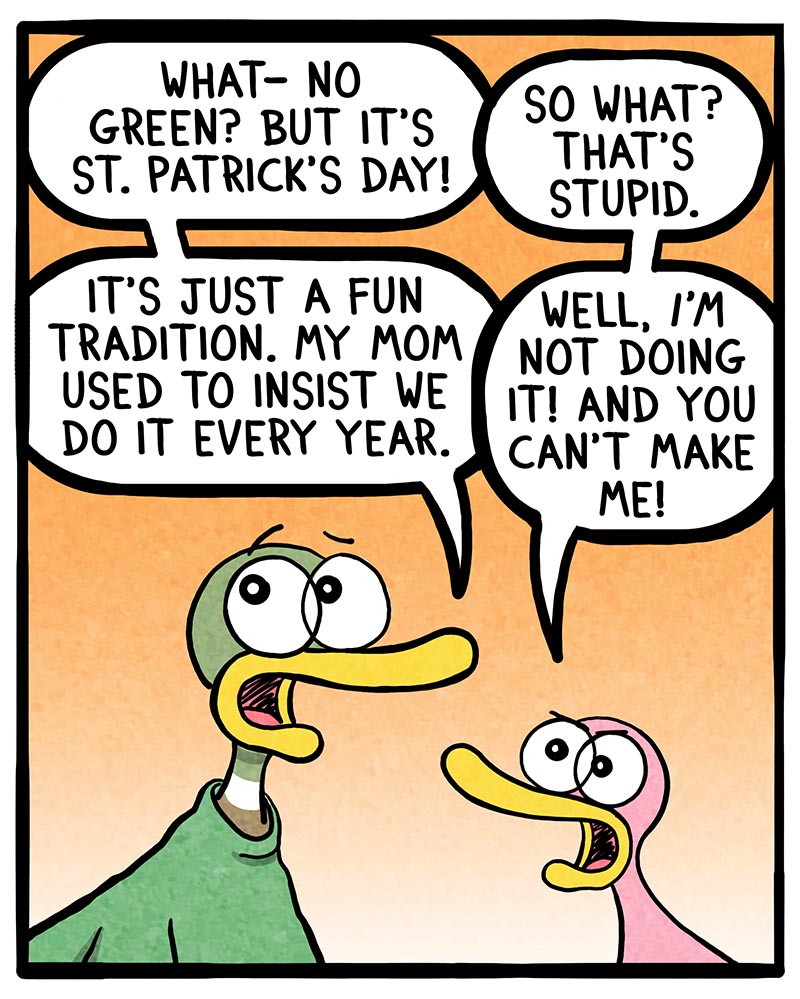 https://cdn.tinyview.com/fowl-language/2023/03/17/wearing-o-the-green/Wearing-the-green-1.jpg