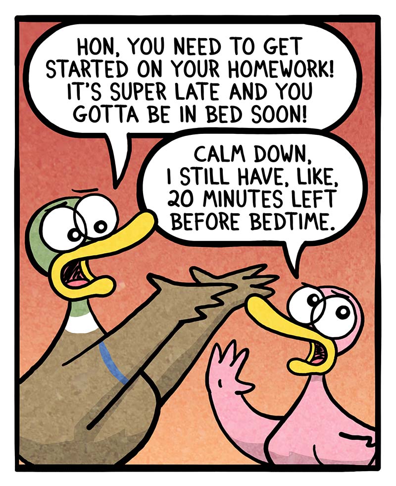 https://cdn.tinyview.com/fowl-language/2023/11/20/plenty-of-time/Plenty-of-time-1.jpg