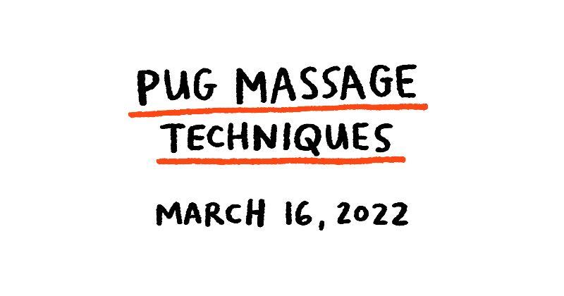 Pug Massage Techniques