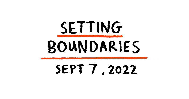 Setting Boundaries
