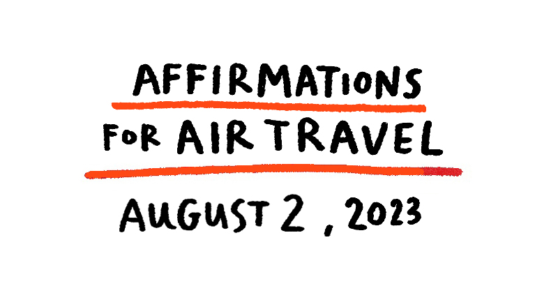 Affirmations for Air Travel