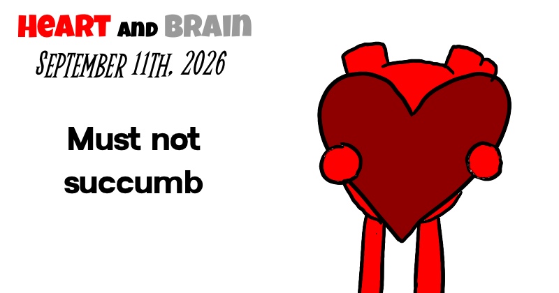 Must not succumb