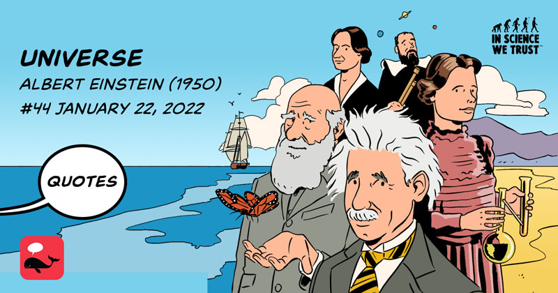 #44 Universe - Albert Einstein (1950)