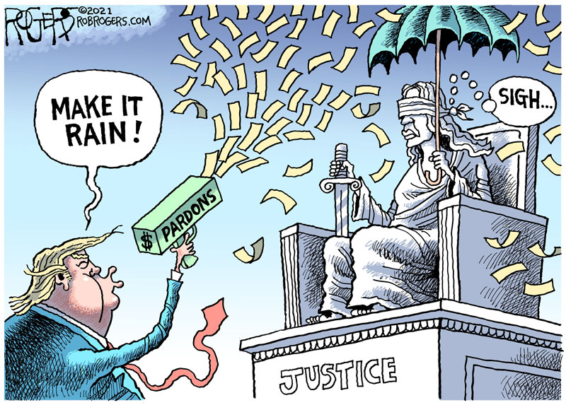 https://cdn.tinyview.com/rob-rogers/2021/2021-01-19-raining-pardons/20210119_Raining_Pardons.jpg