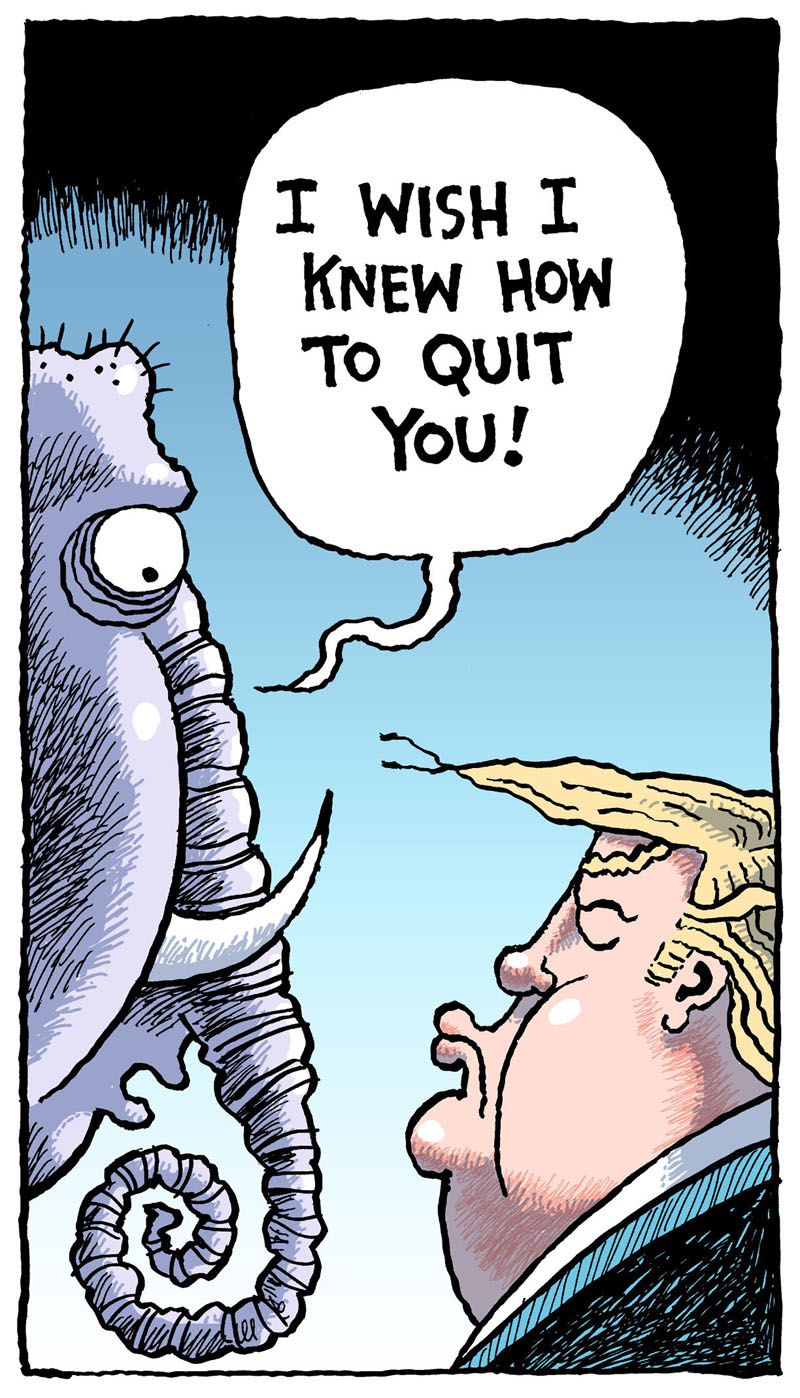 https://cdn.tinyview.com/rob-rogers/2021/2021-02-17-quitting-trump/20210217_Quitting_Trump1.jpg