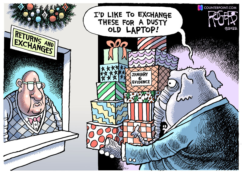 https://cdn.tinyview.com/rob-rogers/2022/12/27/insurrection-exchange/20221227_Insurrection_Exchange.jpg