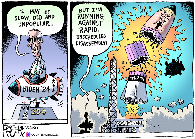 https://cdn.tinyview.com/rob-rogers/2023/04/25/biden-s-launch/20230425_Bidens_Launch.jpg