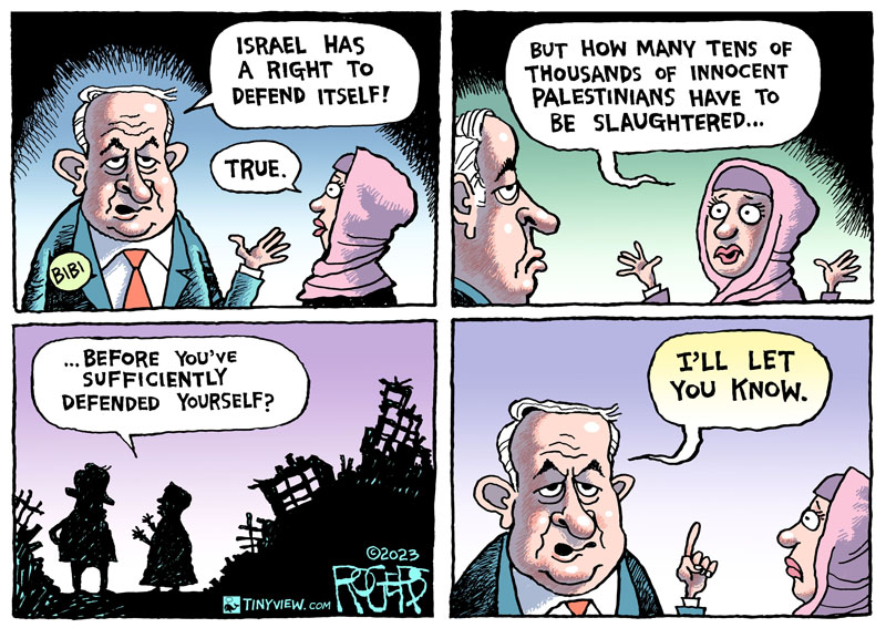 https://cdn.tinyview.com/rob-rogers/2023/11/30/iraeli-defense/20231130_Israeli_Defense.jpg