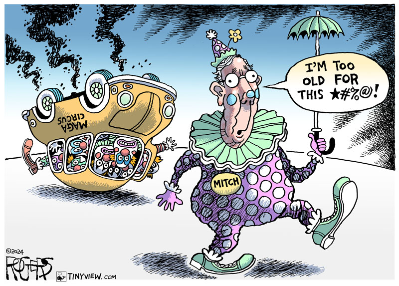 https://cdn.tinyview.com/rob-rogers/2024/03/01/clown-car/20240301_Clown_Car.jpg