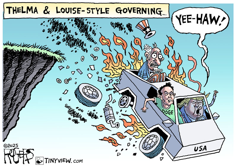 https://cdn.tinyview.com/rob-rogers/2025/03/20/burning-tesla/20250320_Burning_Tesla.jpg