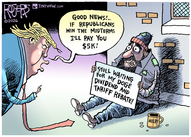 https://cdn.tinyview.com/rob-rogers/2026/09/15/trump-dividend/20260917_Trump_Dividend.jpg