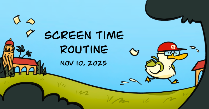 Screen Time Routine