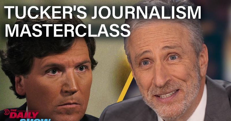 Jon Stewart on Tucker Carlson’s Putin Interview & Trip to Russia