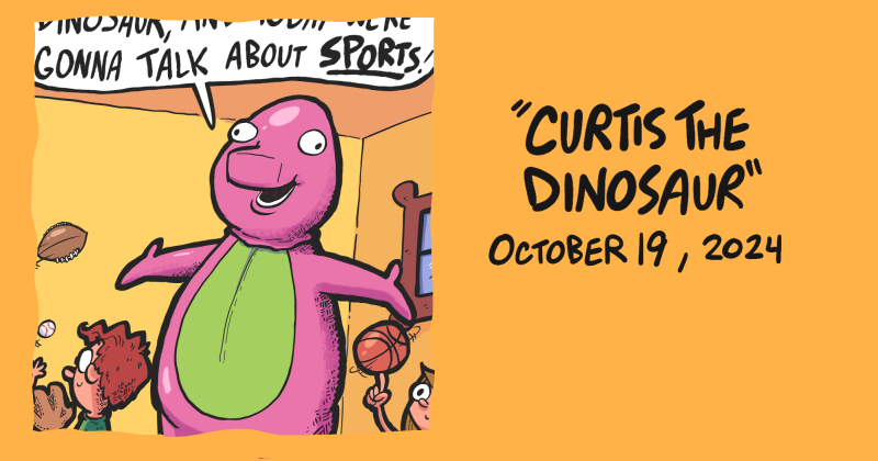 Curtis the dinosaur 