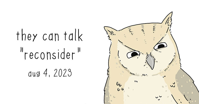 reconsider
