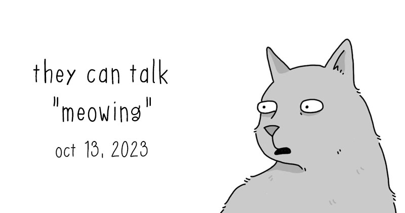meowing