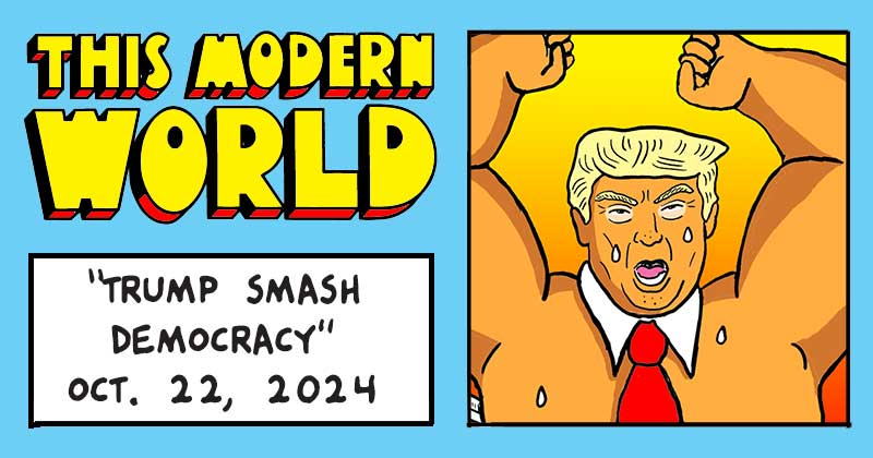Trump smash democracy